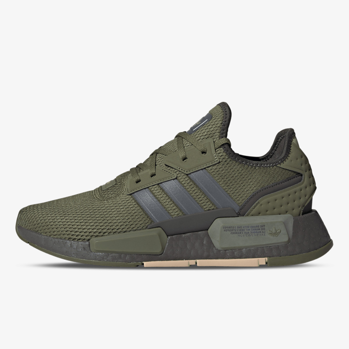 adidas gazelle silver green womens Shop White Mens adidas NMD R1 Lace Up Sneakers – Shoebacca main image 1