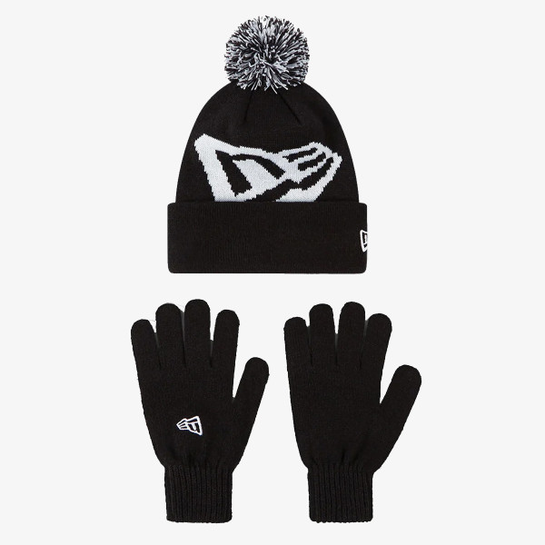 New Era SET OTR. KIDS GLOVE KNIT KIT BLK ŠT:MIX 