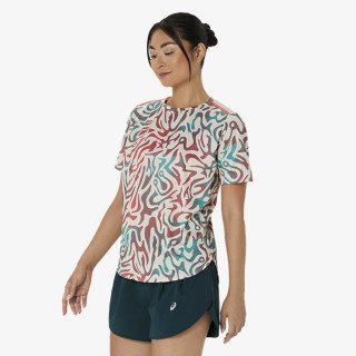 Asics ROAD ALL OVER PRINT SS TOP 