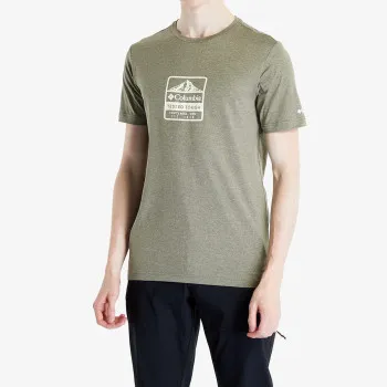 COLUMBIA TECH TRAIL FRONT GRAPHIC TEE 