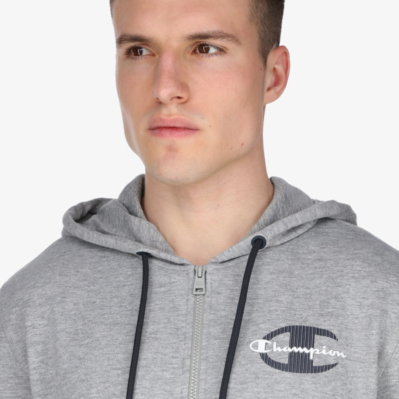 Champion BIG LOGO FULL ZIP HOODY 