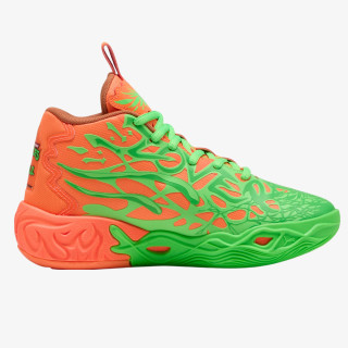 Puma MB.04 TMNT L&M JR Fluro Green Pes-PUMA G 