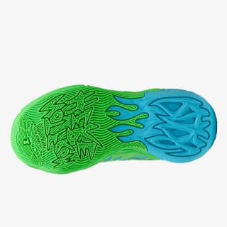 Puma MB.04 TMNT L&M JR Fluro Green Pes-PUMA G 