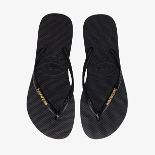 Havaianas SLIM LOGO METALLIC BLACK 