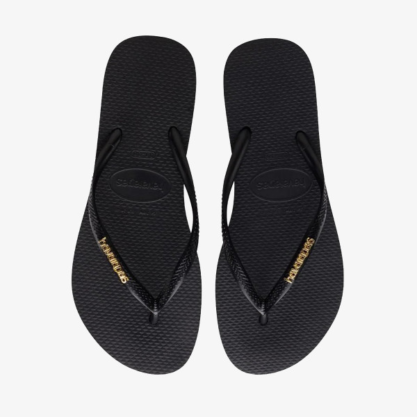 Havaianas SLIM LOGO METALLIC BLACK 
