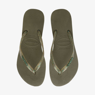 Havaianas SLIM LOGO METALLIC GREEN 