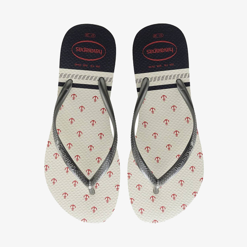 Havaianas SLIM NAUTICAL WHITE GRAPH 