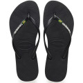 Havaianas SLIM BRASIL LOGO BLACK 