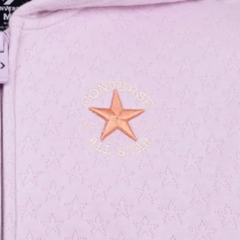 Converse CNVG STAR POINTELLE FULL ZIP H 