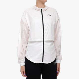 Puma TRAIN ULTRA HOODED JACKET PUMA WHITE 