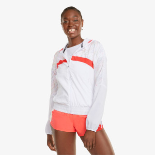 Puma RUN GRAPHIC HOODED JACKET 