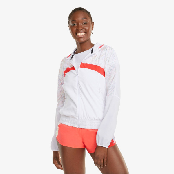 Puma RUN GRAPHIC HOODED JACKET 