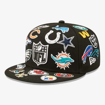 New Era šiltovka NFL ALL OVER BLK 