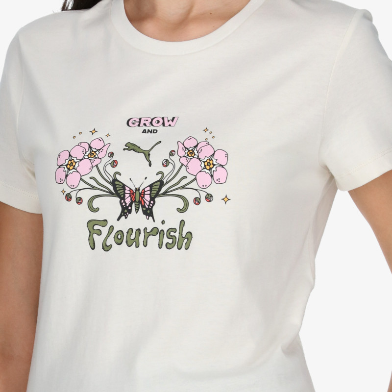Puma GRAPHICS GROW & FLOURISH Tee 