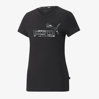 Puma ESS+ ANIMAL LOGO TEE PUMA BLACK 