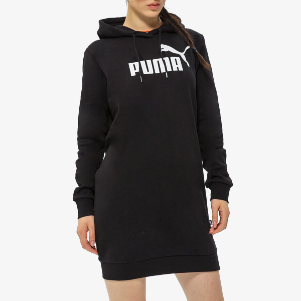 Puma ESS LOGO HOODED DRESS 