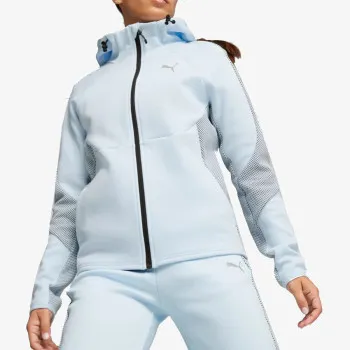 PUMA EVOSTRIPE Full-Zip Hoodie Icy Blue 