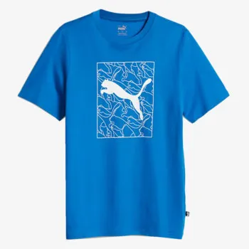 GRAPHICS Cat Tee Racing Blue