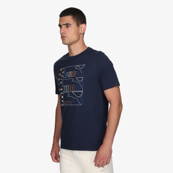 Puma GRAPHICS Triple No. 1 Logo Tee 