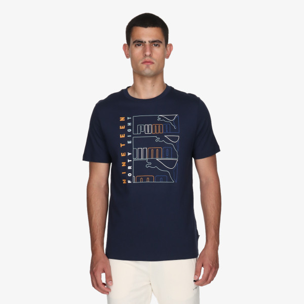 Puma GRAPHICS Triple No. 1 Logo Tee 