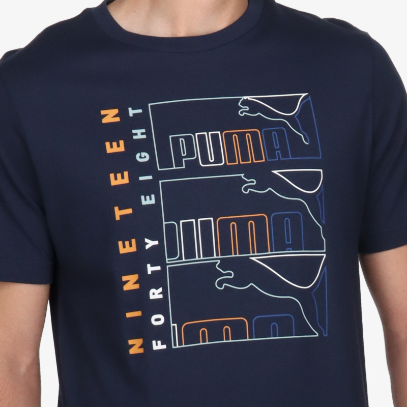 Puma GRAPHICS Triple No. 1 Logo Tee 