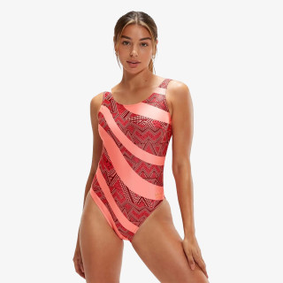 Speedo ALLOVER DEEP U-BACK 