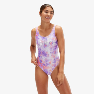 Speedo PRINTED LOGO DEEP U-BACK 