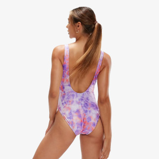 Speedo PRINTED LOGO DEEP U-BACK 