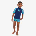 Speedo Short Sleeve Printed Rash Top Set 