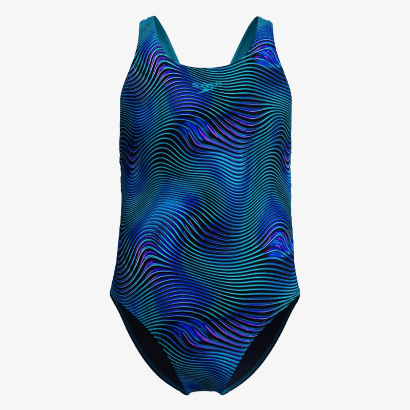 Speedo Print Leaderback One Piece 