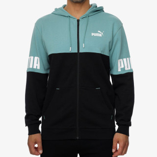 Puma P ER COLORBLOCK FULL-ZIP HOODIE TR 
