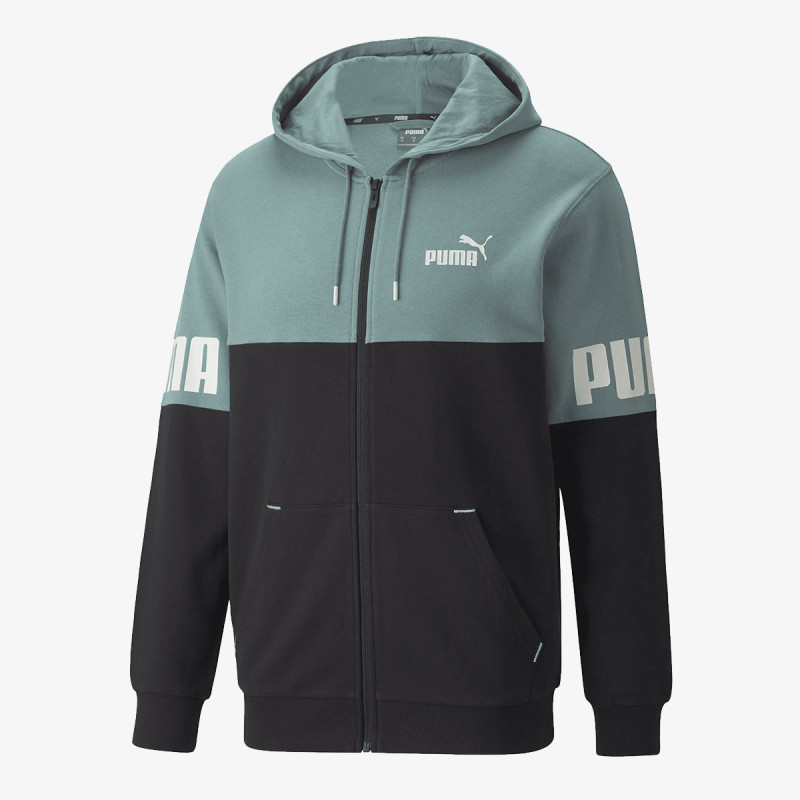 Puma P ER COLORBLOCK FULL-ZIP HOODIE TR 