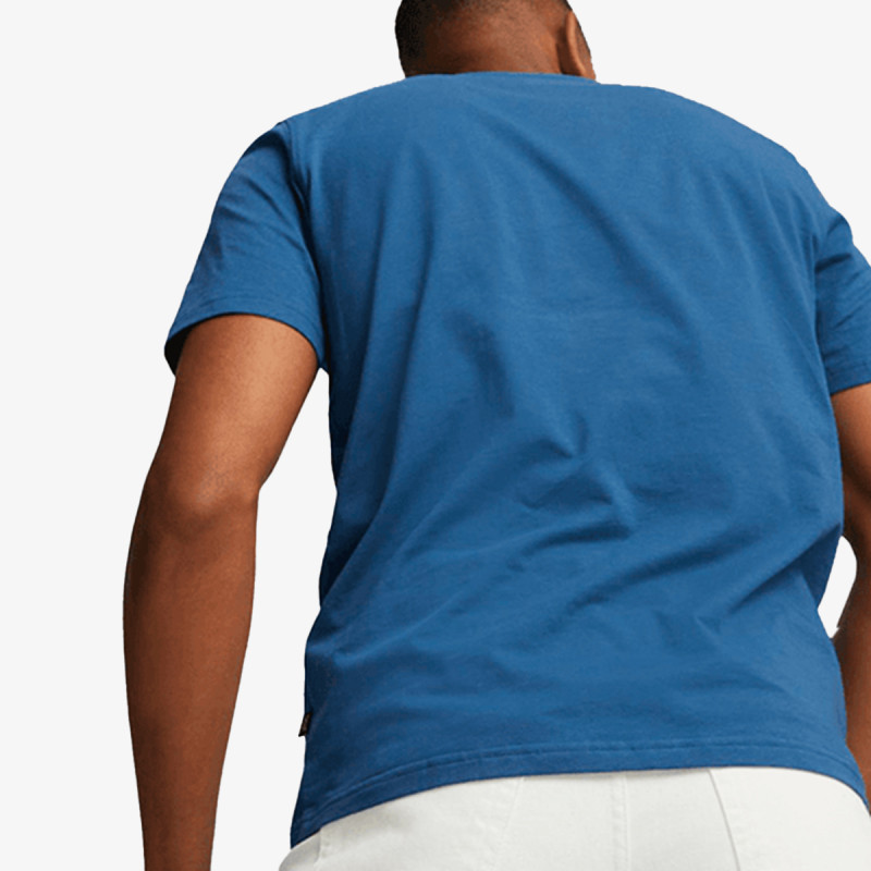 Puma PUMA POWER LOGO TEE LAKE BLUE 