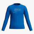 Speedo Unisex Long Sleeve Classic Logo Rash Gua 