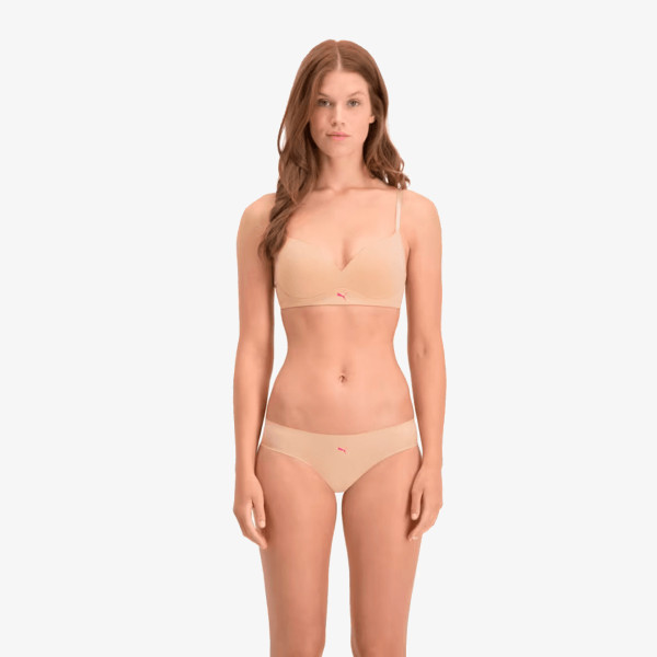 Puma PUMA SOFT PADDED BRA 1P HANG CHAMPAGNE 