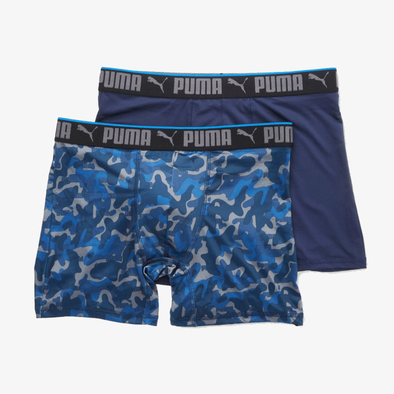 Puma PUMA KIDS CAMO AOP BOXER 2P BLUE 
