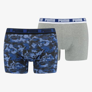 Puma PUMA MEN CAMO BOXER 2P BLUE   GREY MELAN