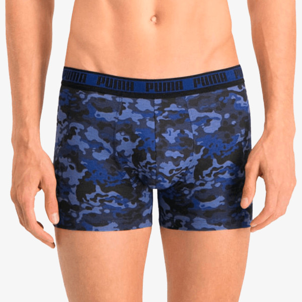 Puma PUMA MEN CAMO BOXER 2P BLUE   GREY MELAN 