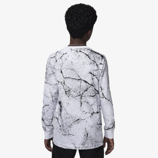 Nike JDB JUMPMAN CEMENT LS TEE 