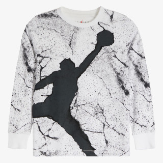 Nike JDB JUMPMAN CEMENT LS TEE 