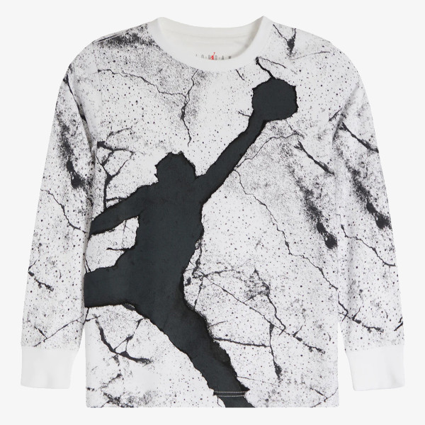Nike JDB JUMPMAN CEMENT LS TEE 