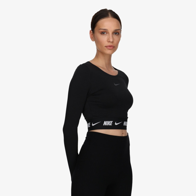 Nike W NSW CROP TAPE LS TOP 