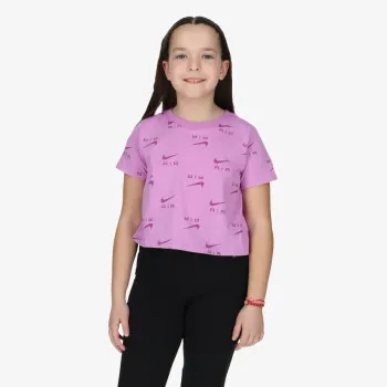 NIKE G NSW TEE CROP AIR AOP 