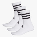 adidas 3-Stripes Cushioned Crew 3 Pairs 