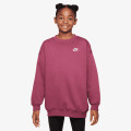 Nike G NSW CLUB FLC OVRSZD CREW LBR 