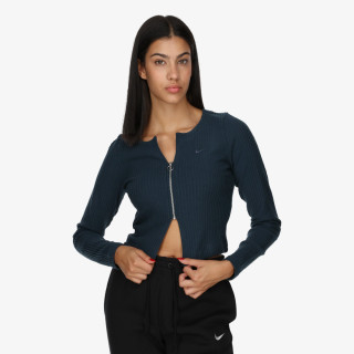 Nike W NSW NK CHLL KNT RIB FZ CRDGN 