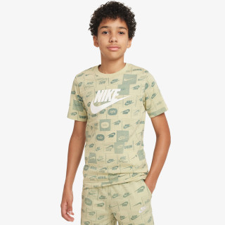 Nike K NSW TEE CLUB SSNL AOP HBR 