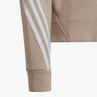 adidas Mikina s kapucňou Future Icons 3-Stripes Full-Zip 