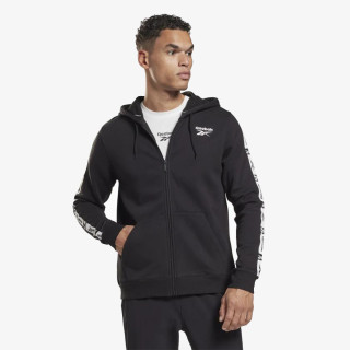 Reebok Identity Tape Zip Up Hoodie 