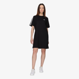 adidas Šaty Essentials 3-Stripes Single Jersey Boyfriend Tee 